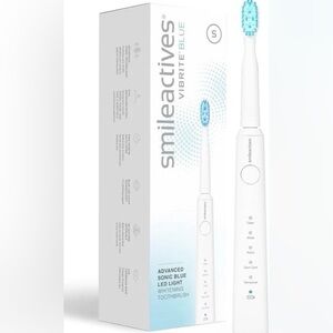 SmileActives Sonic Electric Toothbrush with Whitening Gel | New